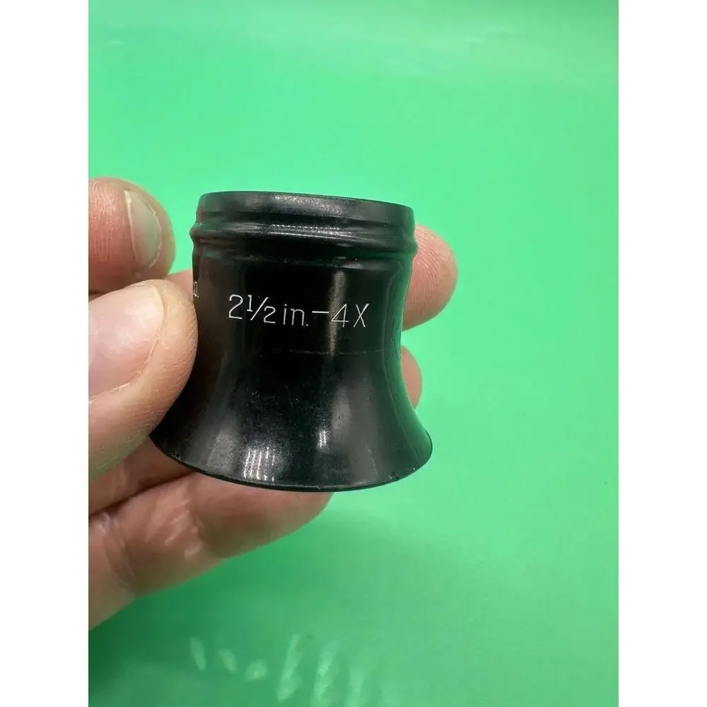 Vintage Plastik BAUSCH & LOMB OPTICAL LENS 2 1/2inch-4x